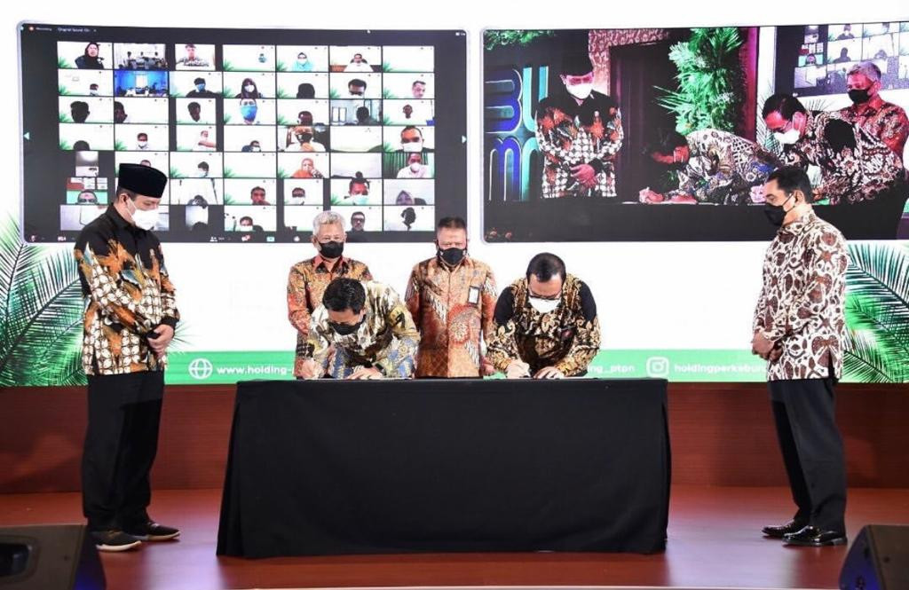 BNPT Signs Cooperation Agreement with PTPN III and University of North Sumatra